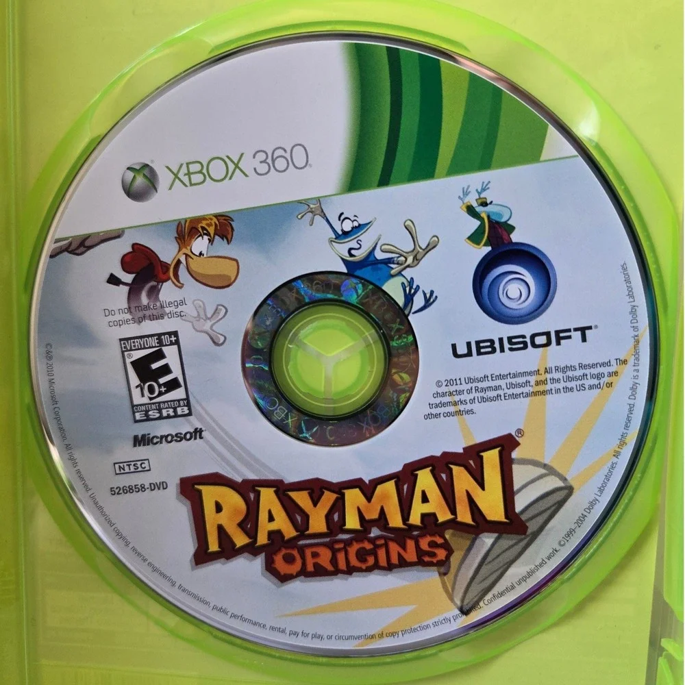 Rayman Origins - Microsoft Xbox 360 - Complete CIB W/ Manual - Tested‎ & Working